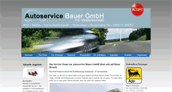 Desktop Screenshot of bauer-autoservice.de
